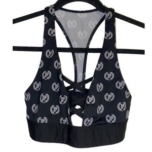 Victoria’s Secret Pink ultimate lightly lines sports bra, crisscross front, XS